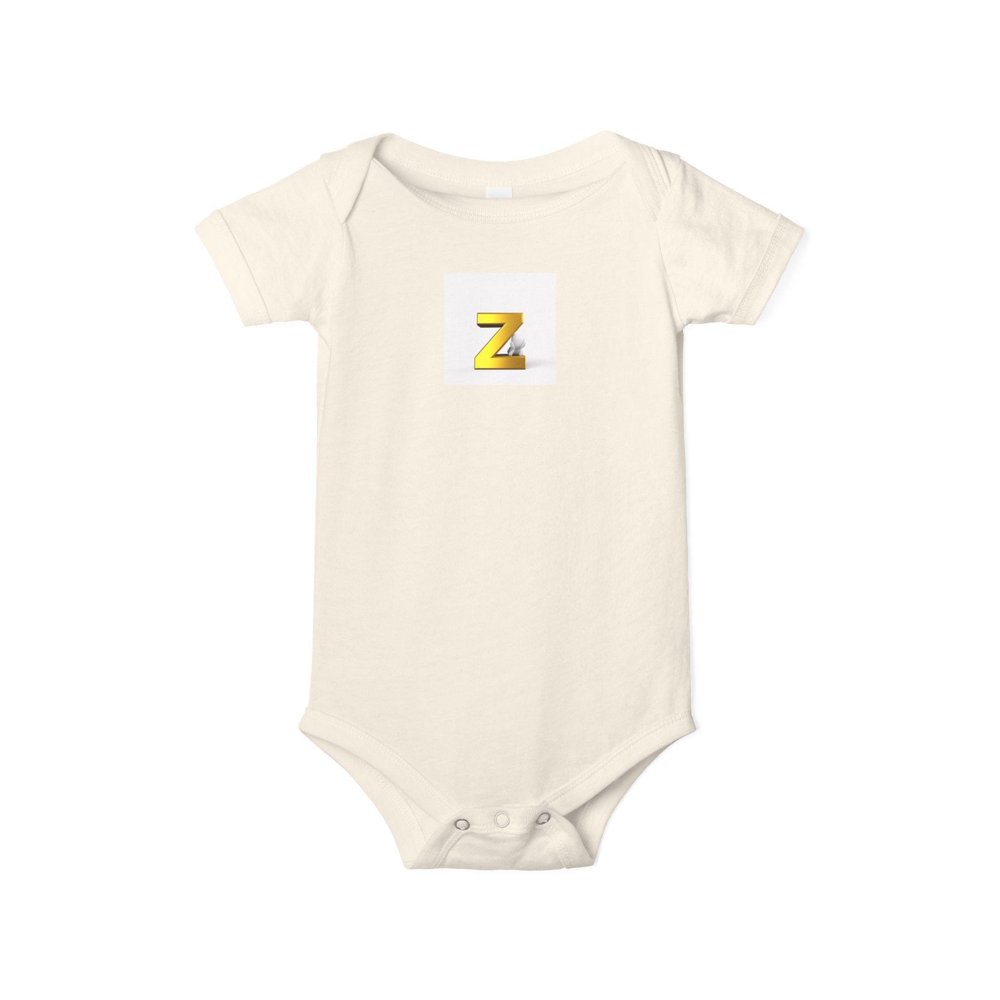 Grenouillère Bébé Lettre Z Dorée | Monogramme Body Bébé
