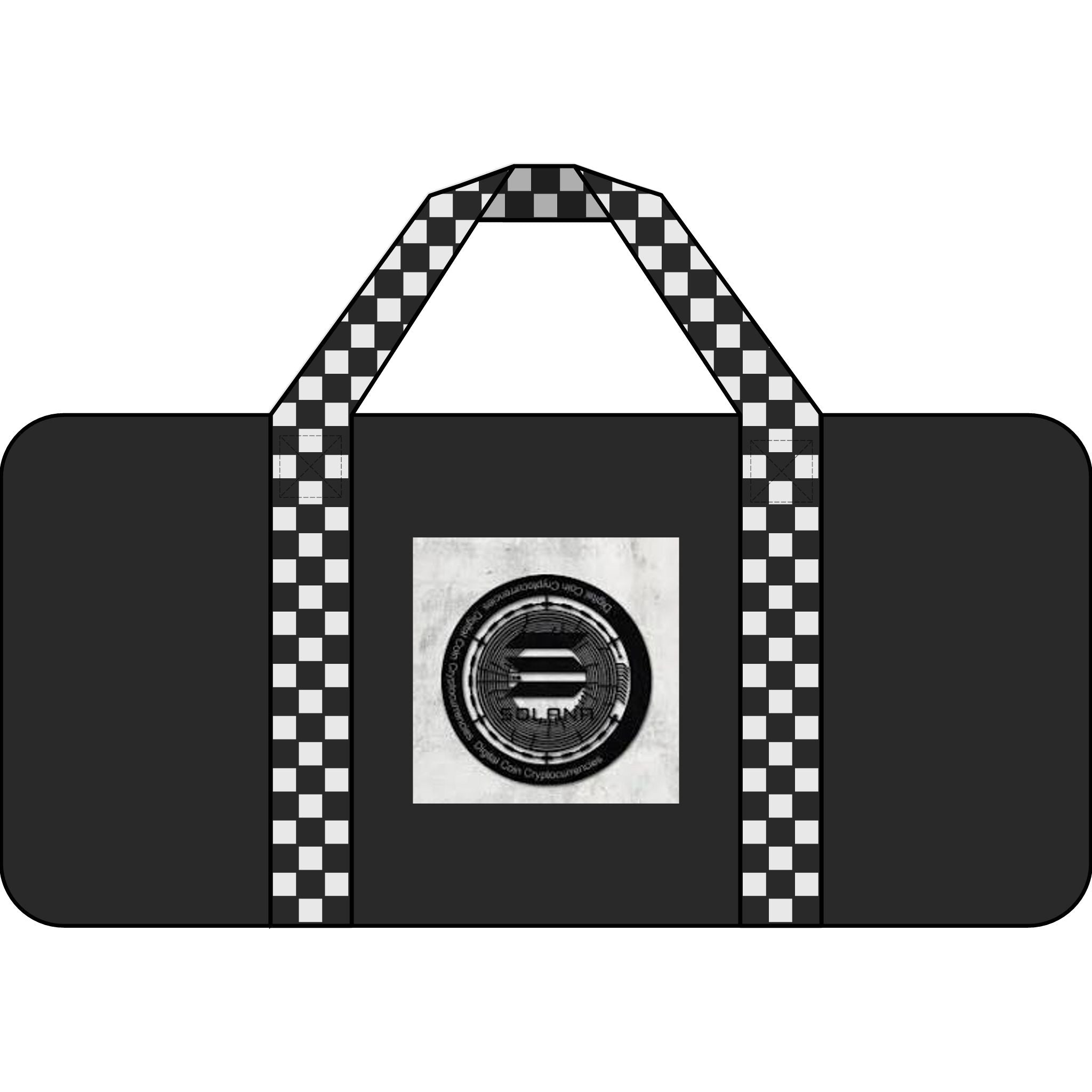 Solana Cryptocurrency Tripper Duffel Bag | Checker or Camo Strap