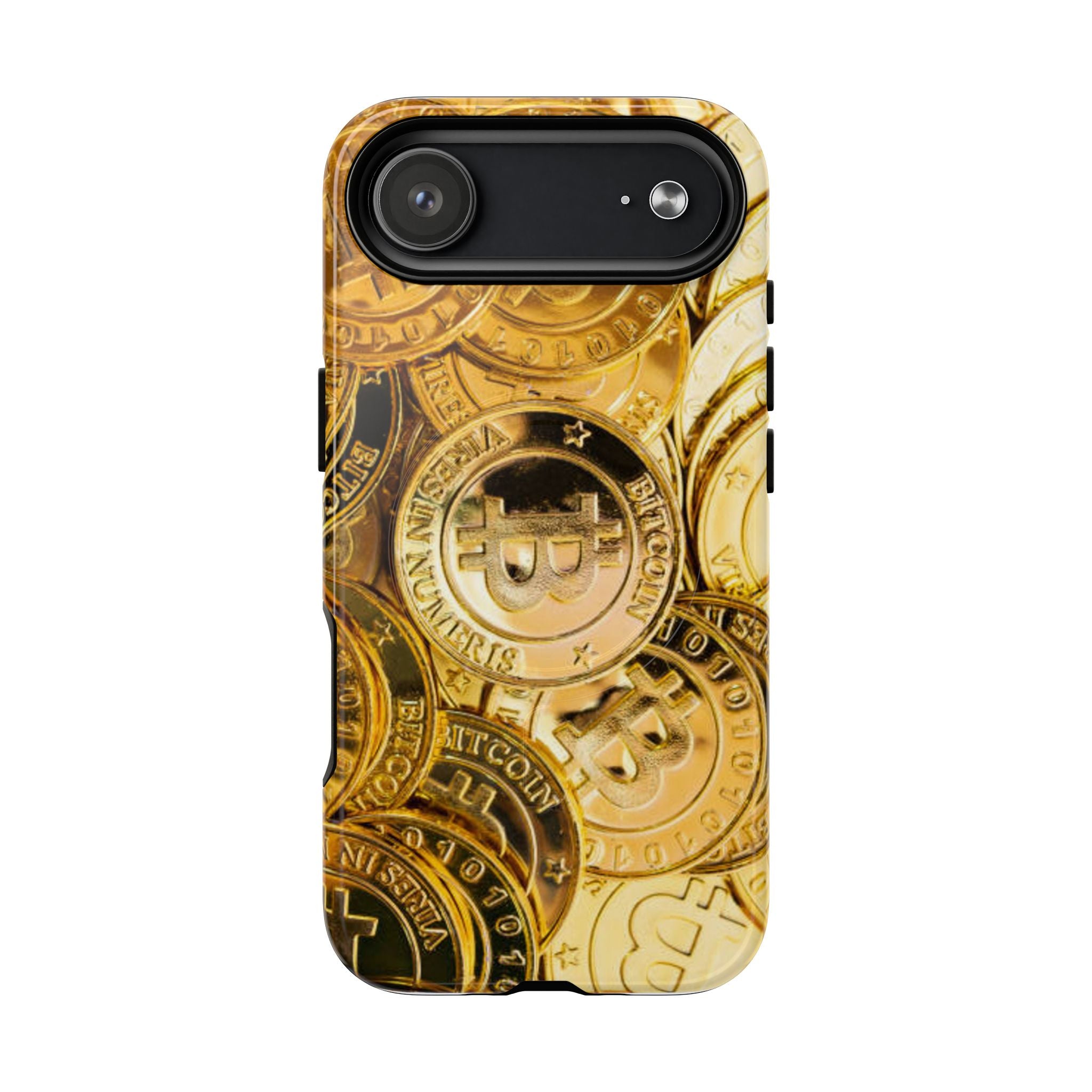 Coque de Téléphone Bitcoin Or | Coque Magnétique Robuste