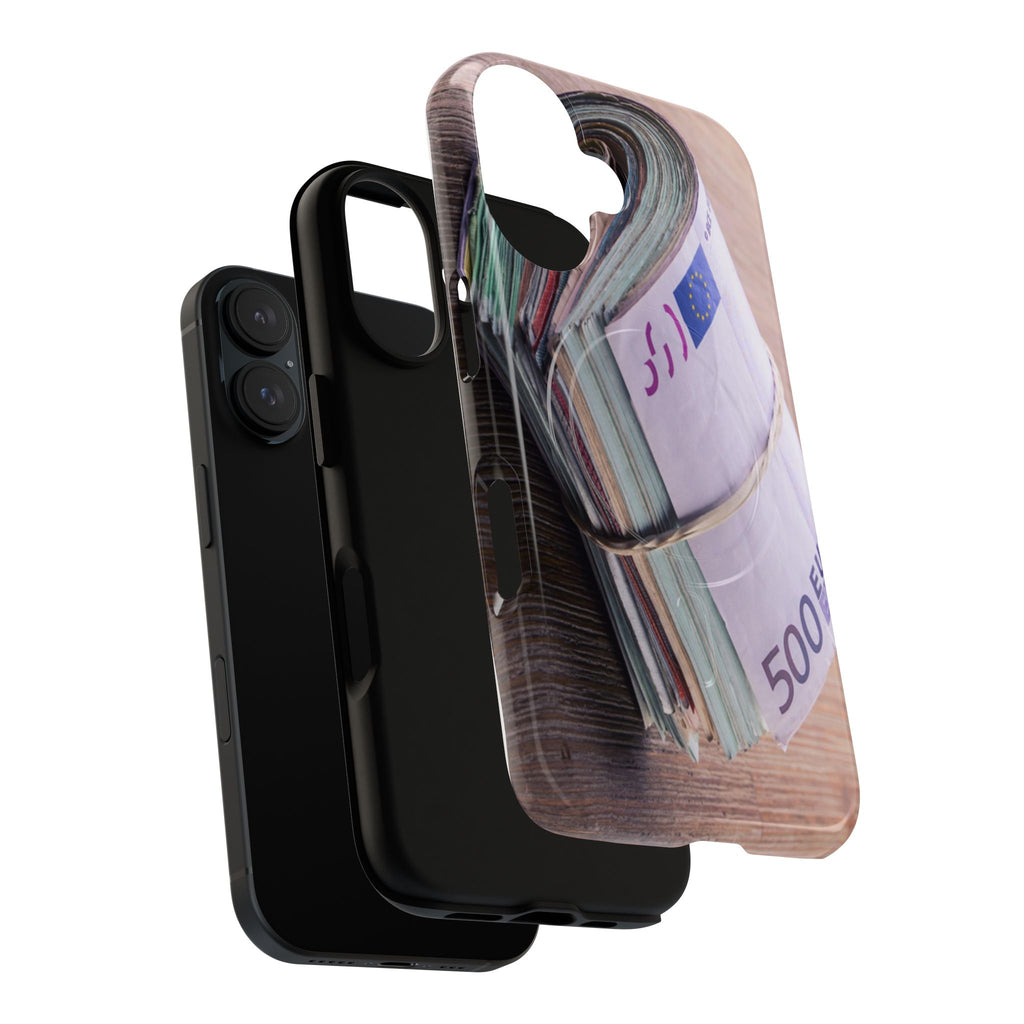 Stack of Euro Banknotes Phone Case | Money Roll iPhone Case, Cash Print