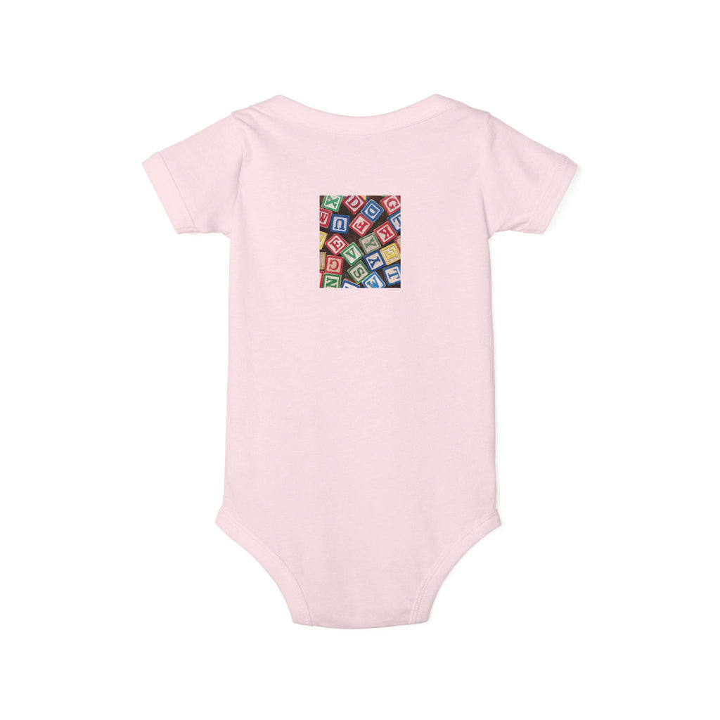 Colorful Alphabet Blocks Infant One Piece | Baby Bodysuit