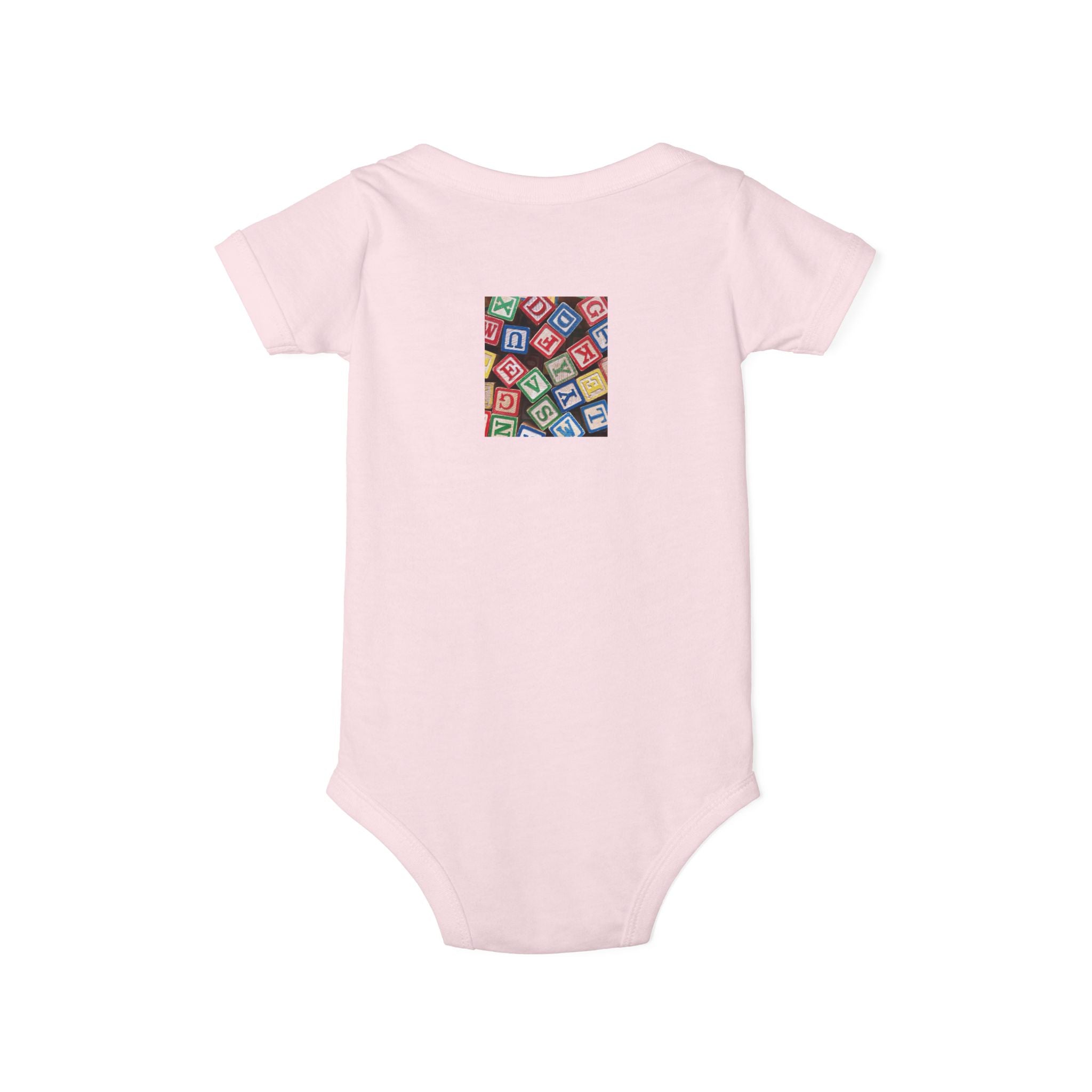 Colorful Alphabet Blocks Infant One Piece | Baby Bodysuit