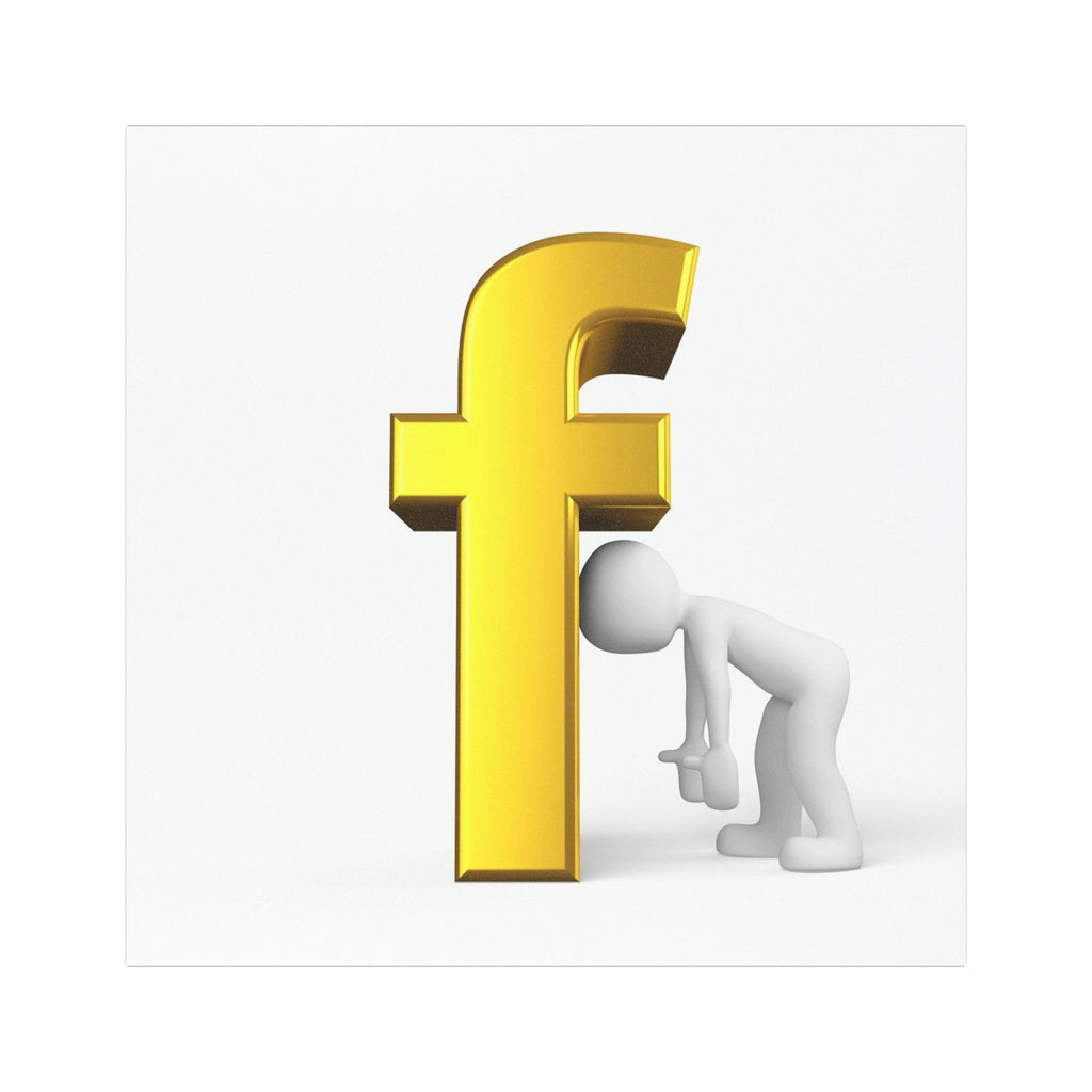 Gold Letter f Figure Car Magnet | Funny Money Sign Auto Magnet