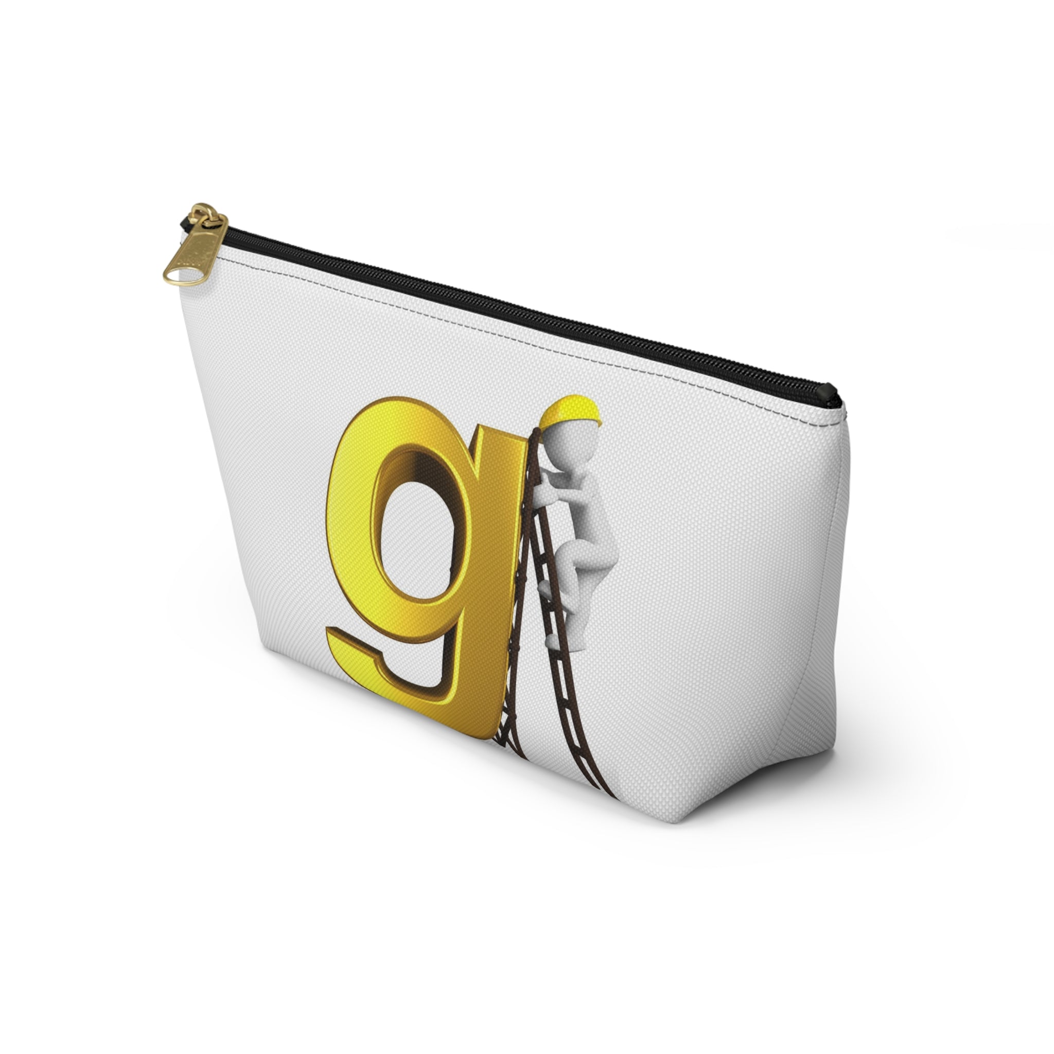 Gold Letter G with Worker Ladder Accessory Pouch