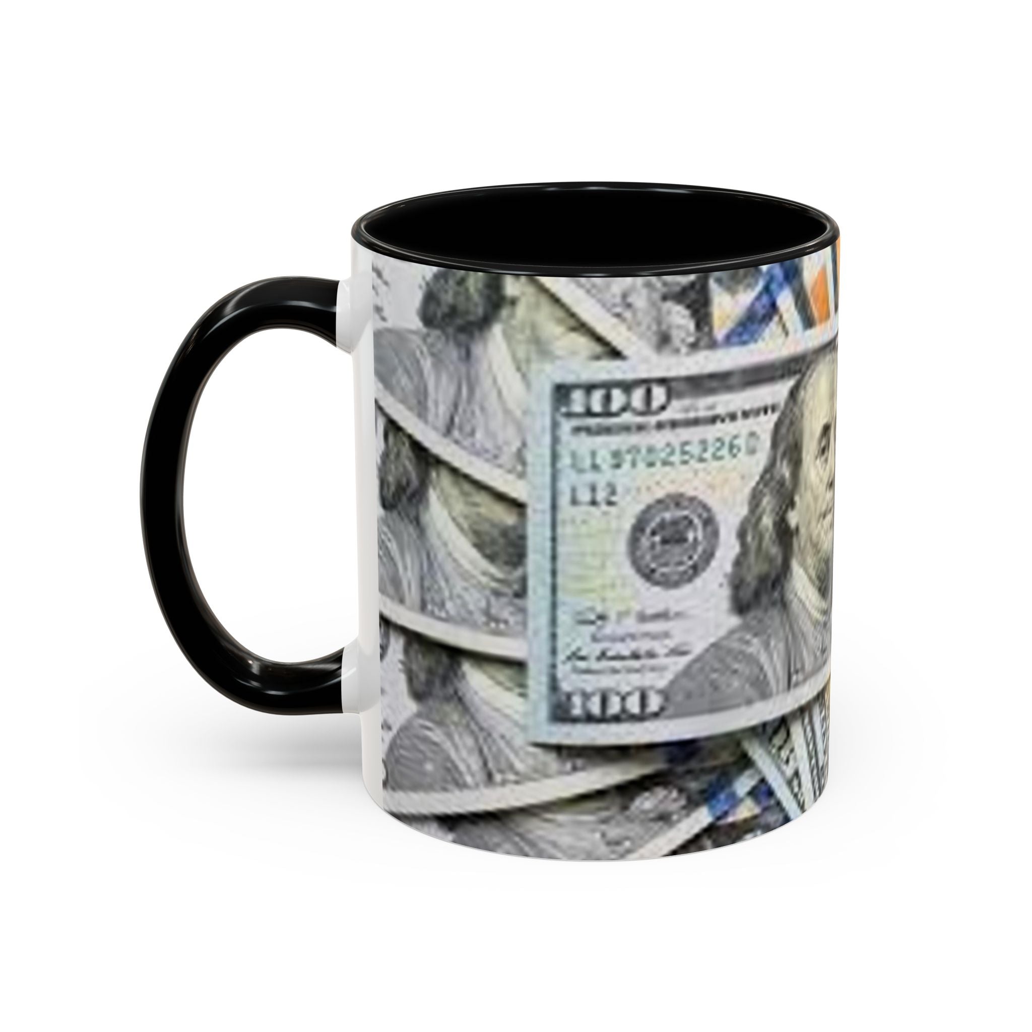 Hundred Dollar Bills Mug | Accent Coffee Mug