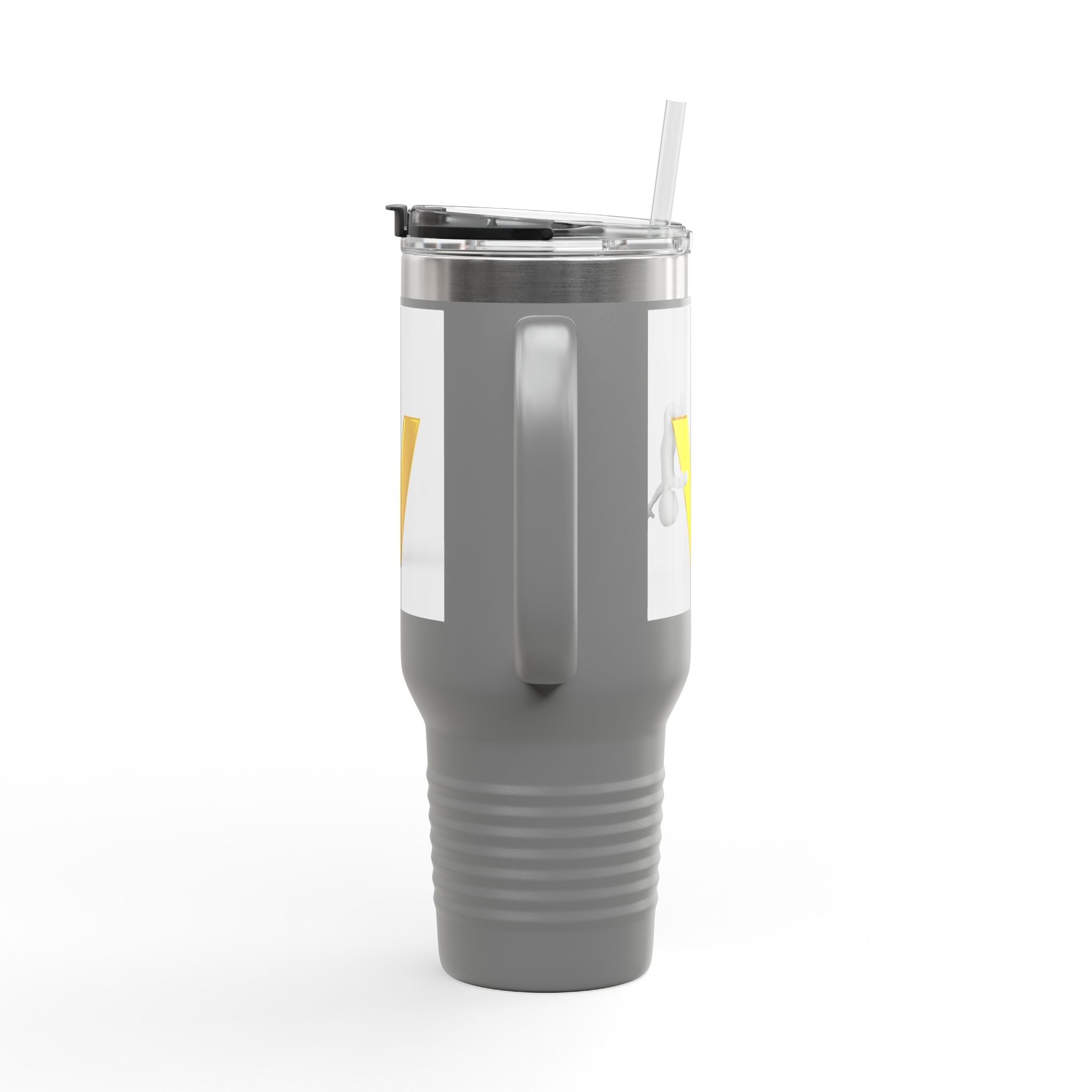 Gold Letter V Monogram Travel Mug | 40oz Insulated Tumbler