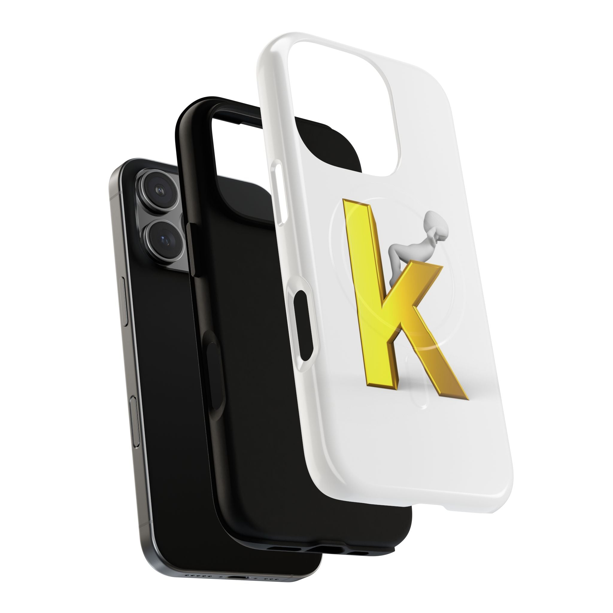 Letter K Logo Phone Case | Tough Magnetic Case, Initial Monogram