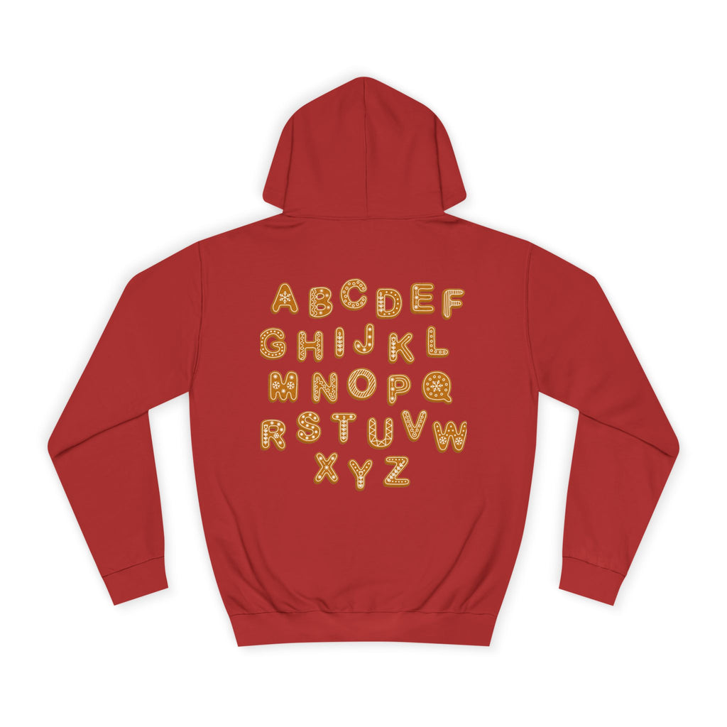 Cookie Alphabet Hoodie | Letters A to Z Cookie Font Sweatshirt