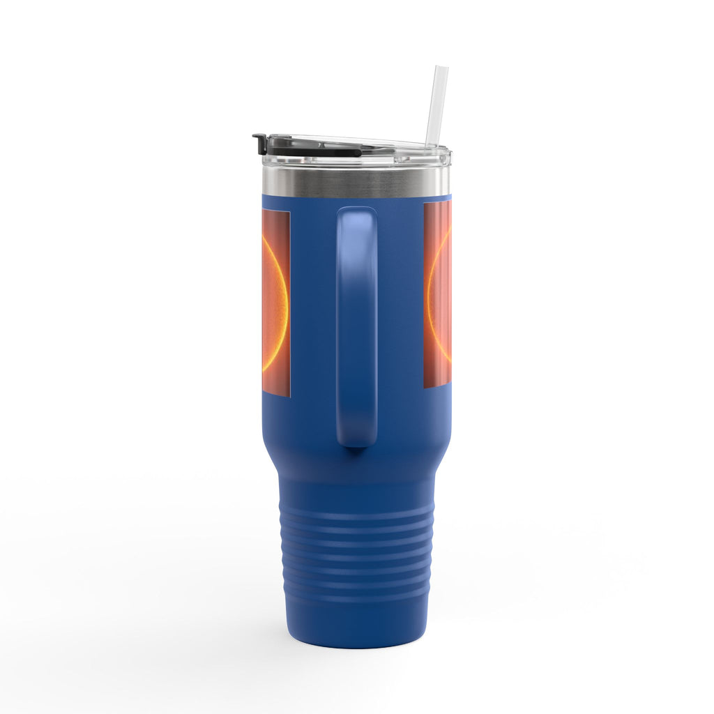 Glowing Solar Disc Travel Mug | 40oz Insulated Tumbler