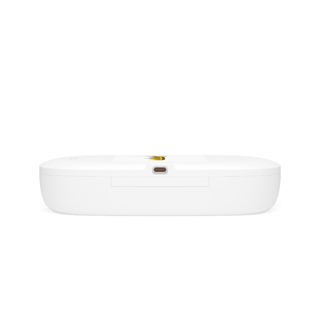 Gold Exclamation Mark UV Phone Sanitizer and Wireless Charging Pad