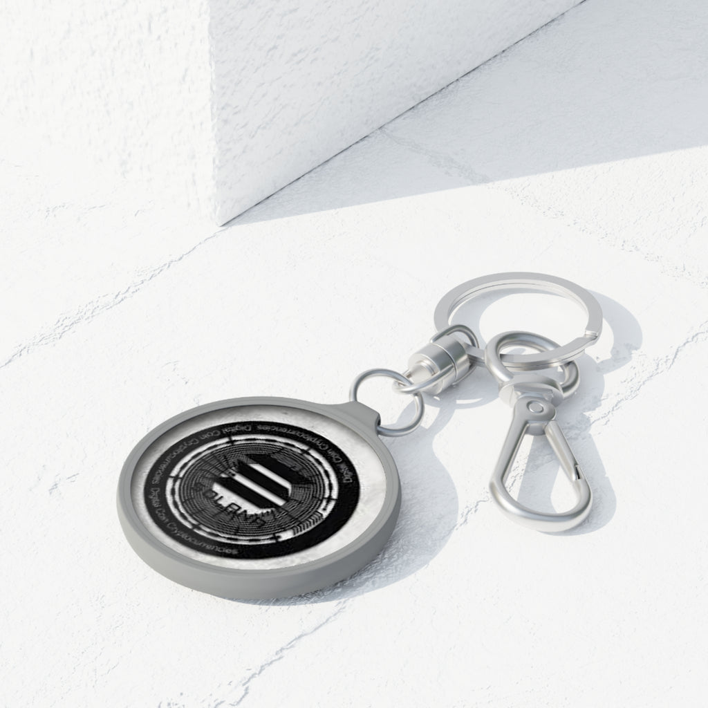 Solana Coin Logo Keyring Tag | Cryptocurrency Round Keychain