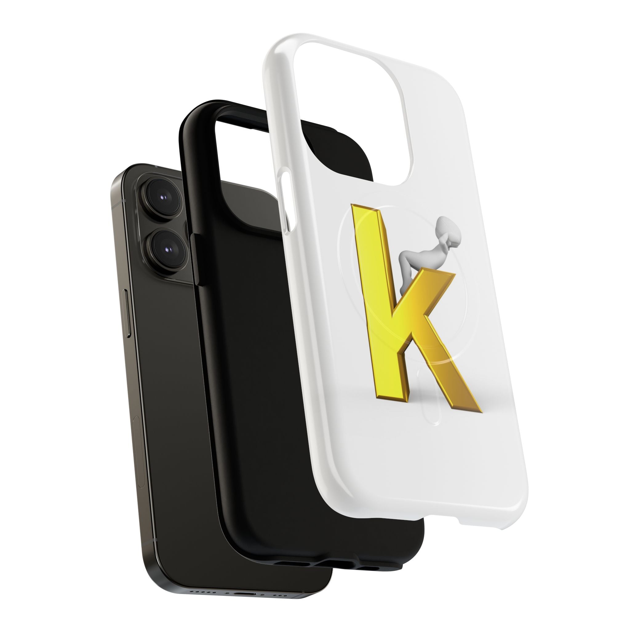 Letter K Logo Phone Case | Tough Magnetic Case, Initial Monogram