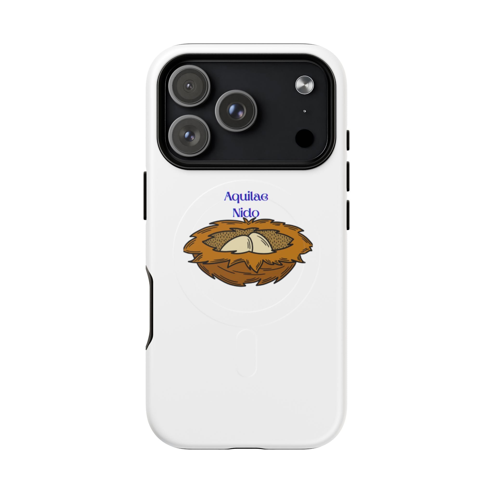 Coque de téléphone illustration nid d'oiseau | Coque magnétique robuste