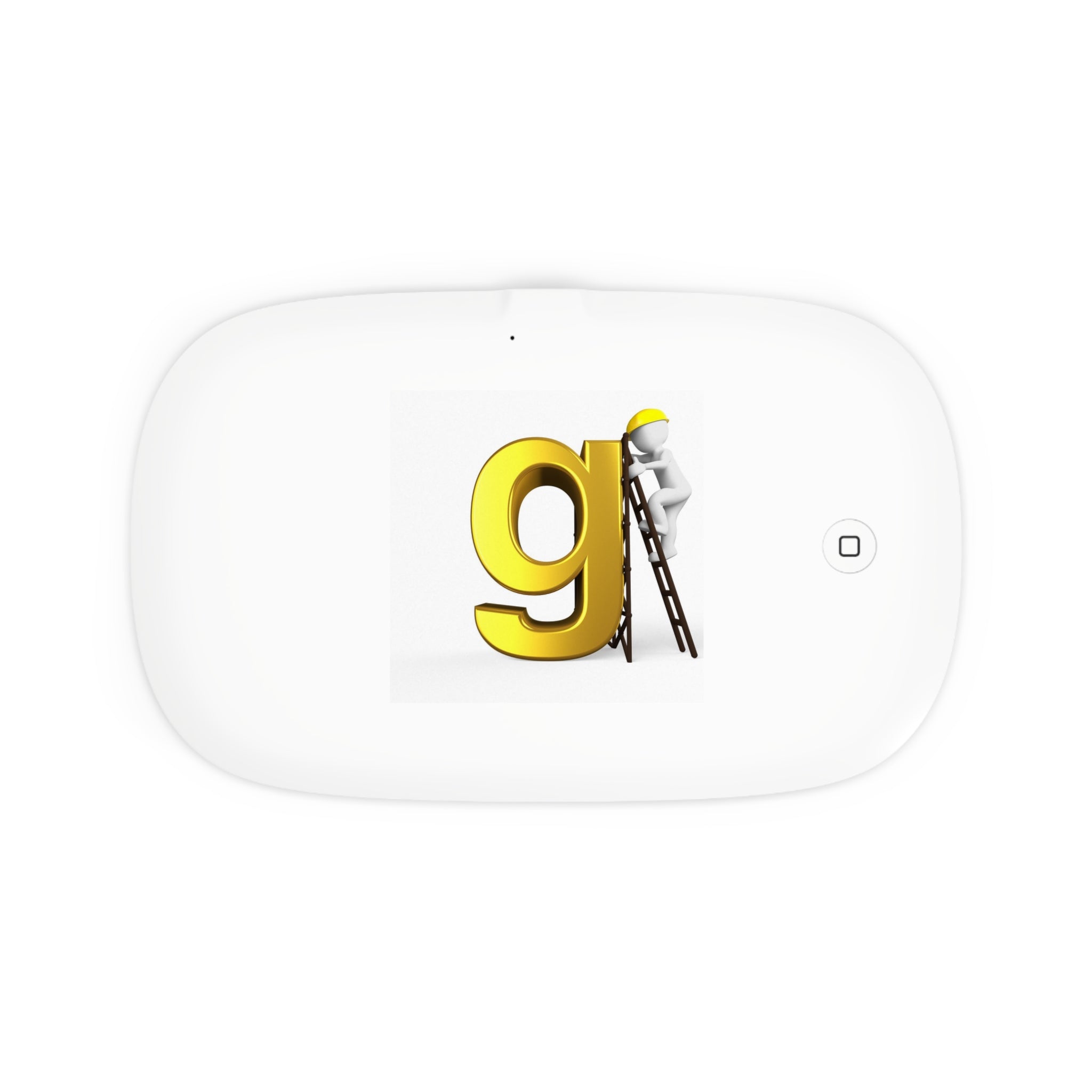 Gold Letter G with Ladder wireless charging pad | UV phone sanitizer