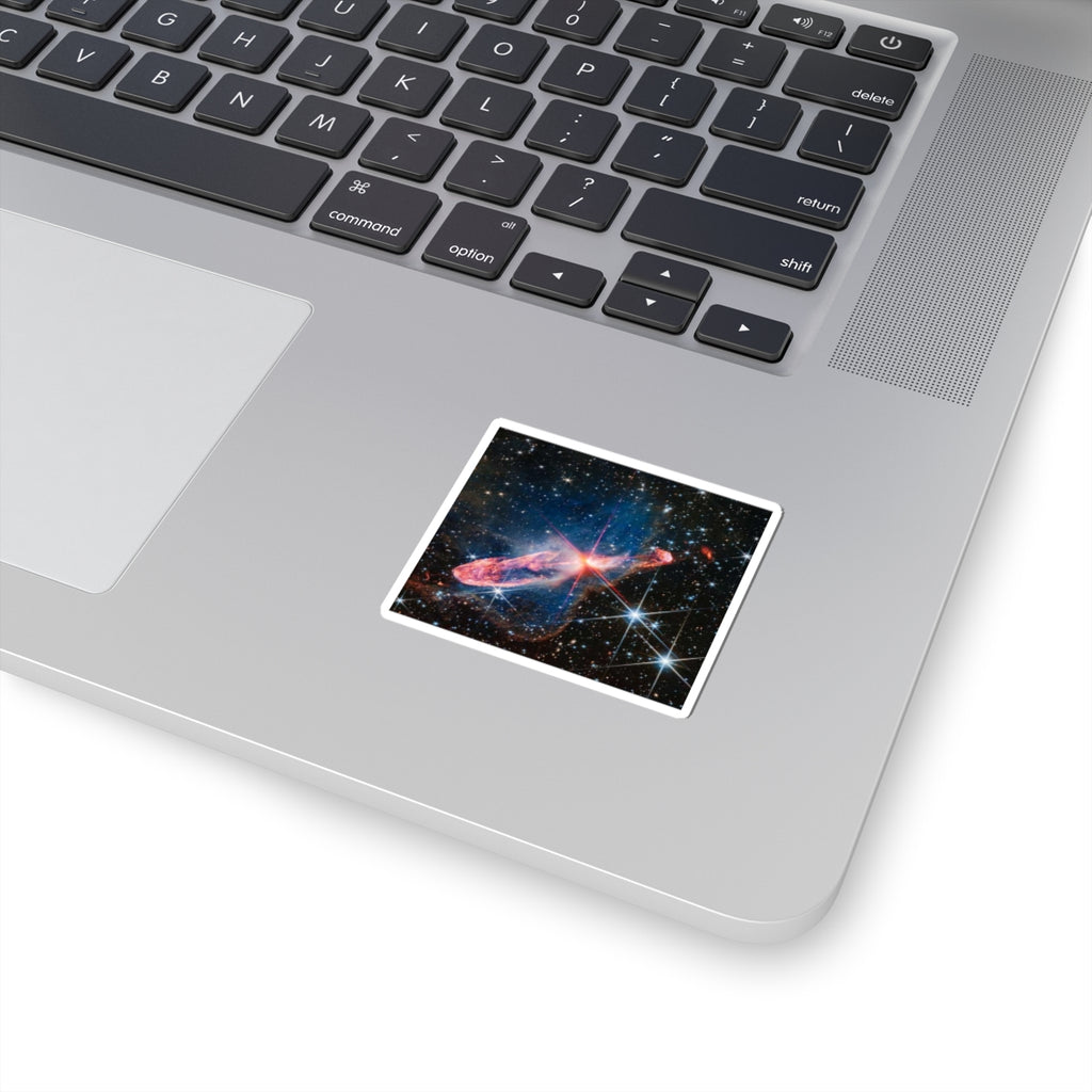 Space Nebula Kiss-Cut Stickers | Cosmic Galaxy Laptop Decal