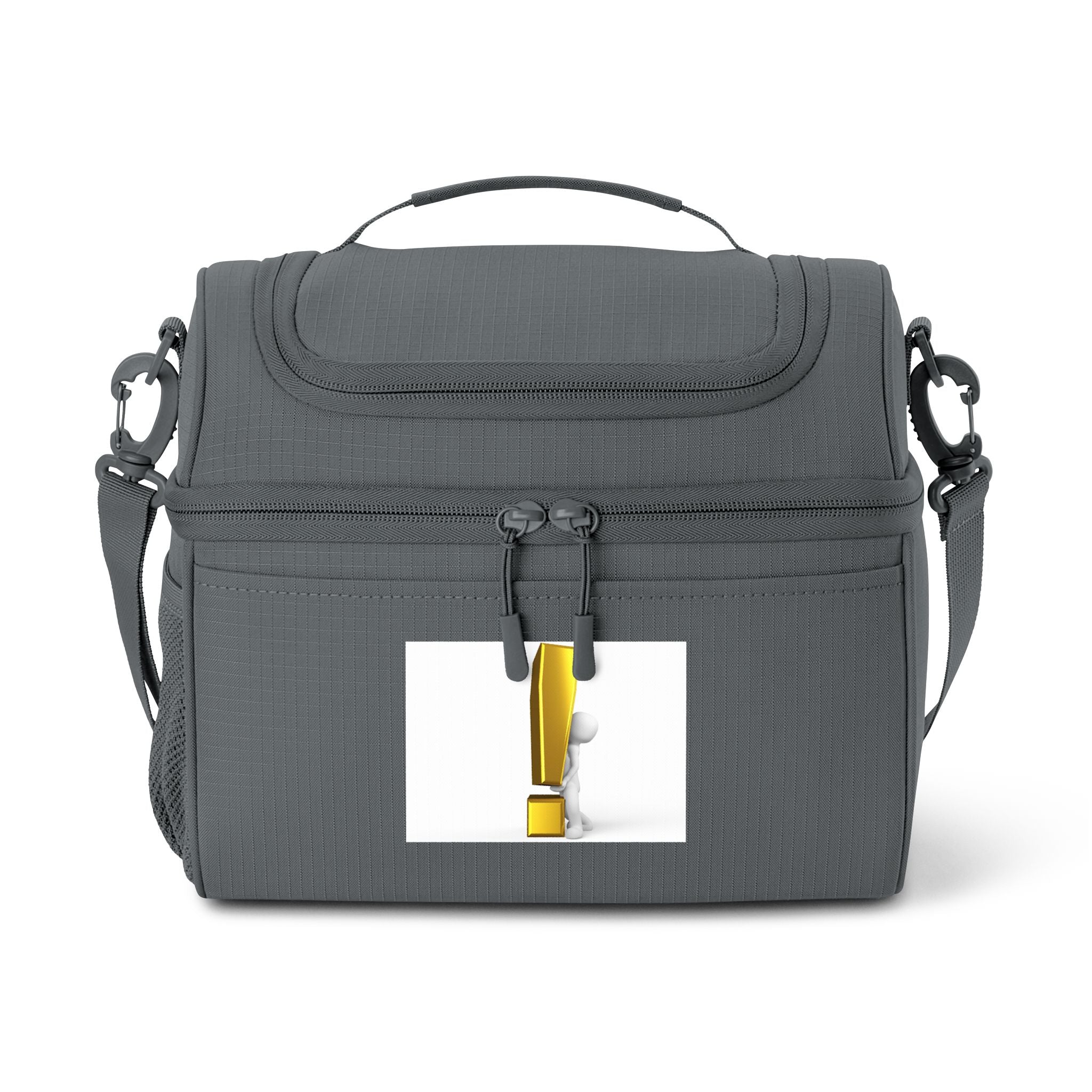 3D Exclamation Mark Character Cooler Bag | Insulated Lunch Tote