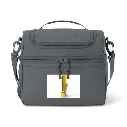 3D Exclamation Mark Character Cooler Bag | Insulated Lunch Tote