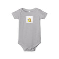 Gold Letter 'a' Baby Onesie | Infant Jersey One Piece