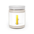 Minimalist 3D Letter i Candle, Soy Candle Jar 9oz