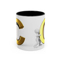 Tasse mit goldenem Buchstaben C | Akzent-Kaffeetasse, Initialbuchstabe C
