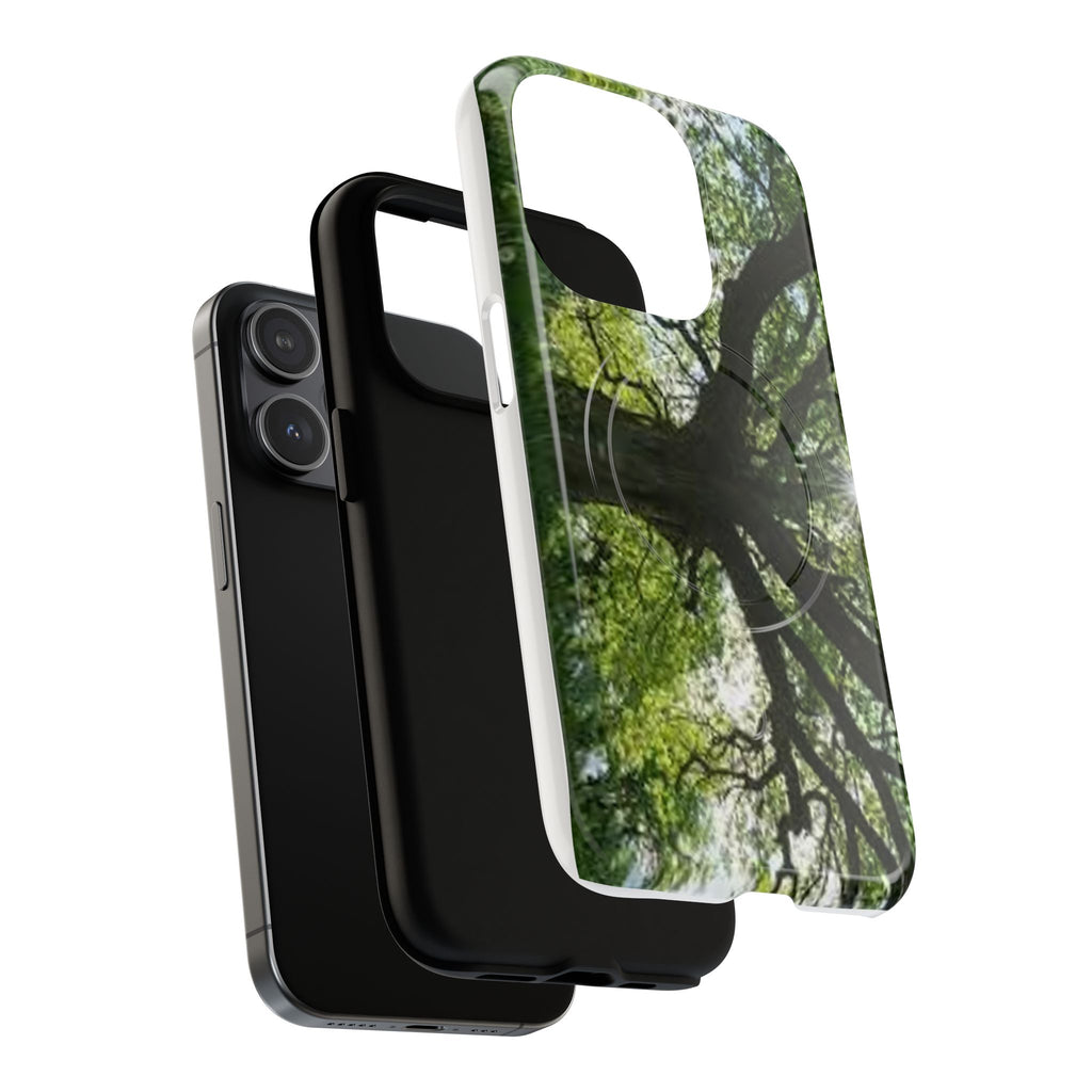Sunlit Oak Tree Phone Case | Tough Magnetic Case