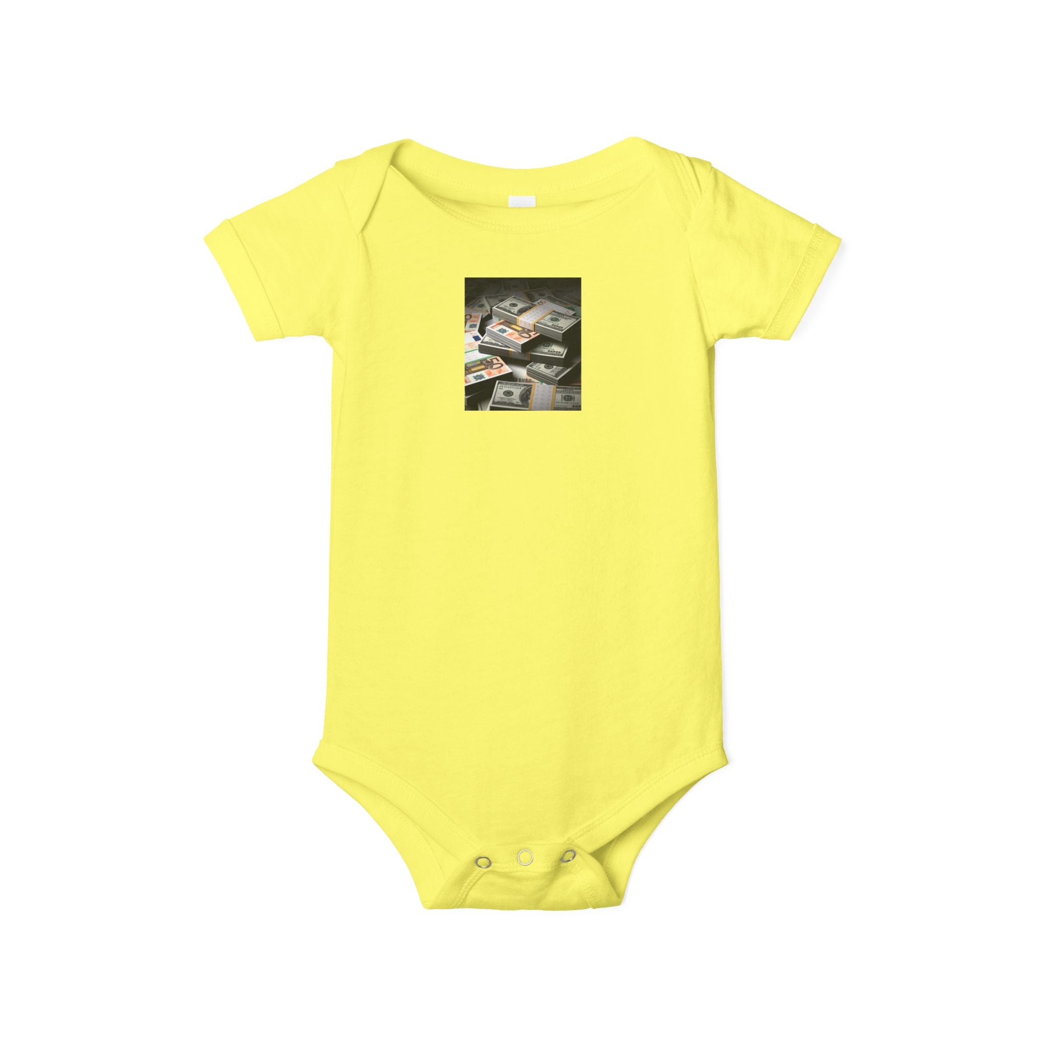 Grenouillère Bébé Liasse De Billets | Imprimé Photo Body Pour Bébé