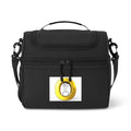 Yellow Leter O Cooler Bag | Insulated Lunch Tote