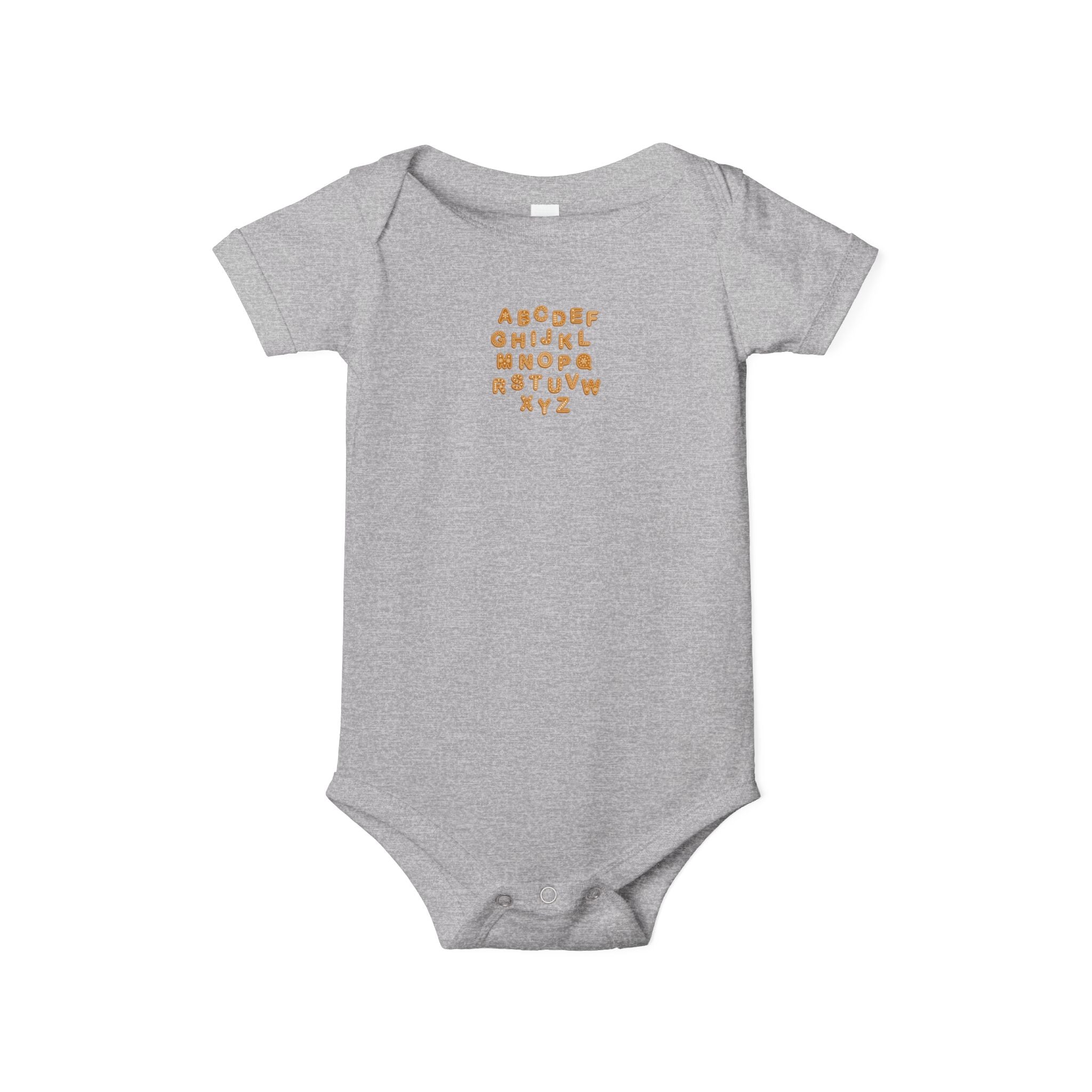 Handwritten Alphabet Infant Onesie | Baby Bodysuit