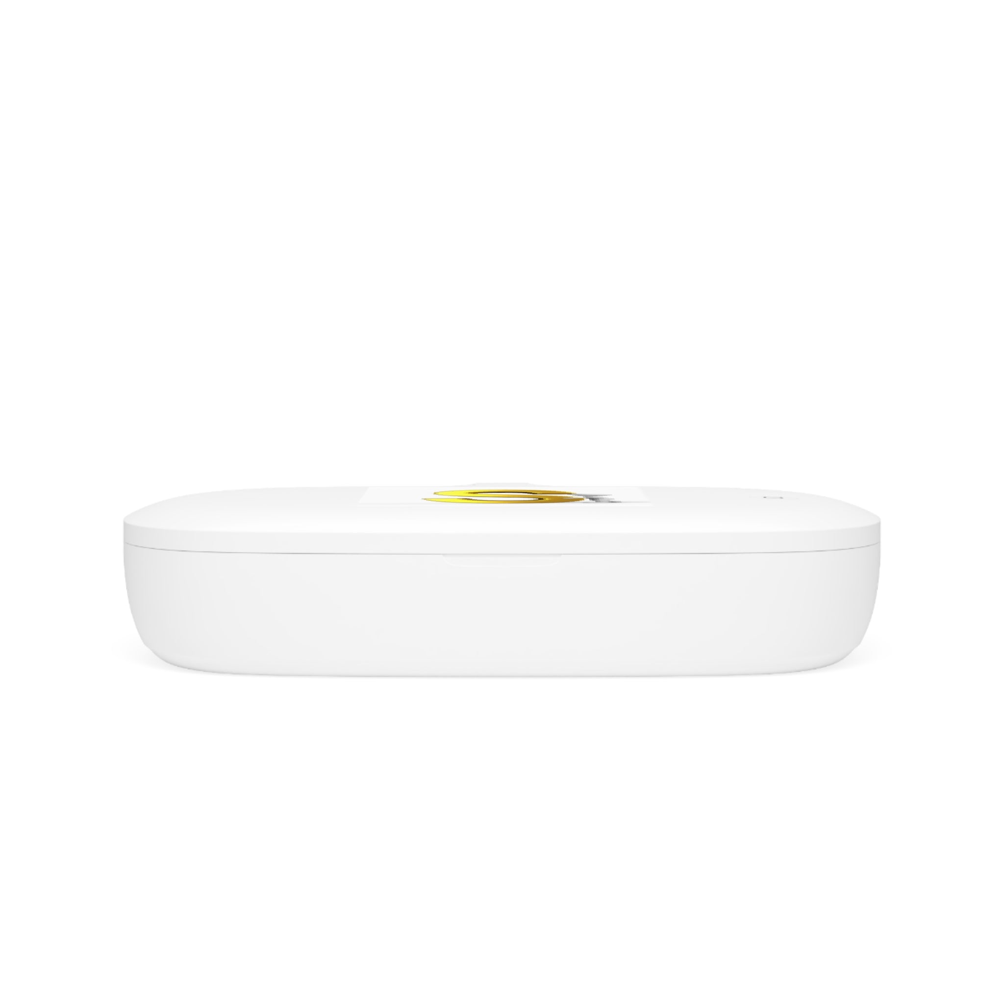 Gold Letter S Logo UV Phone Sanitizer and Wireless Charging Pad | Monogram S