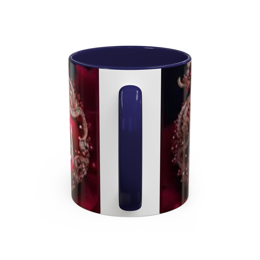 Arabic Calligraphy 'Allah' Ornament Accent Coffee Mug | Islamic Faith Mug