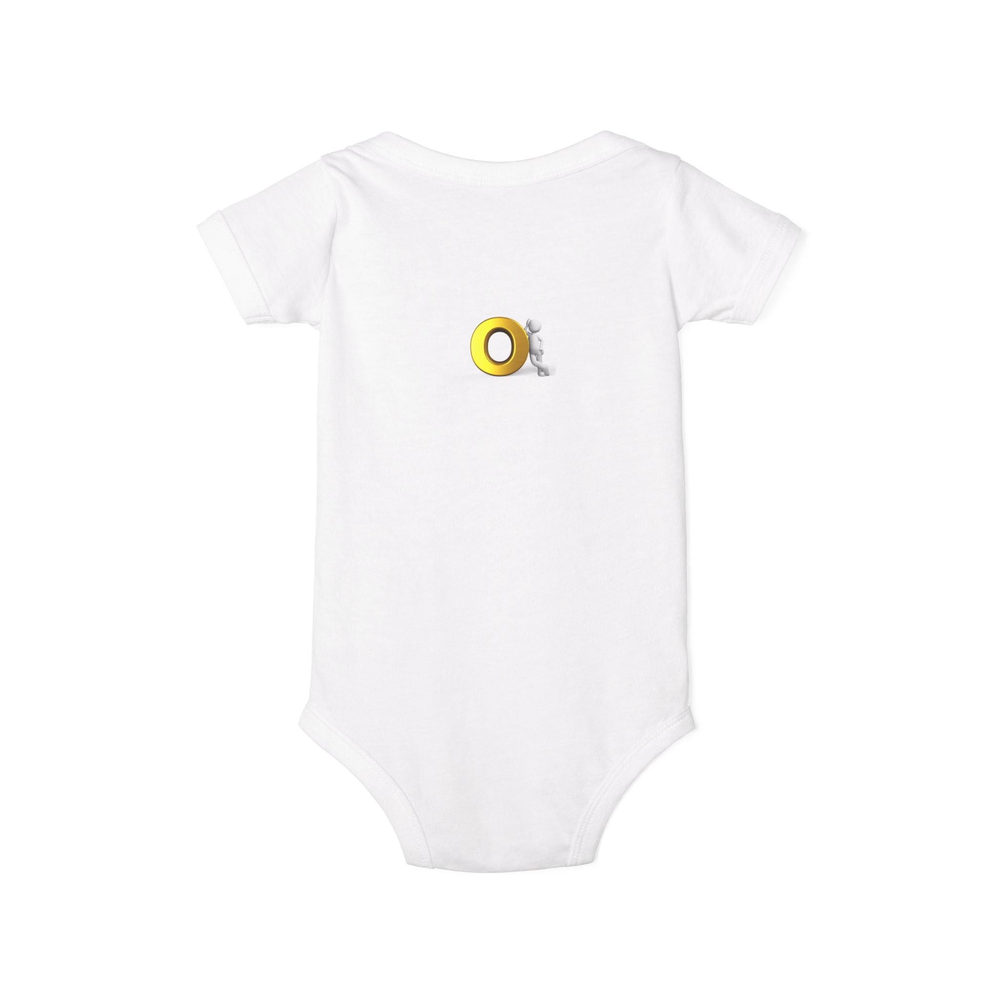 Gold Letter O Infant Onesie | Infant One Piece
