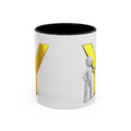 Goldbuchstabe Y mit Motiv Kaffeetasse | Akzentgriff und Innenseite