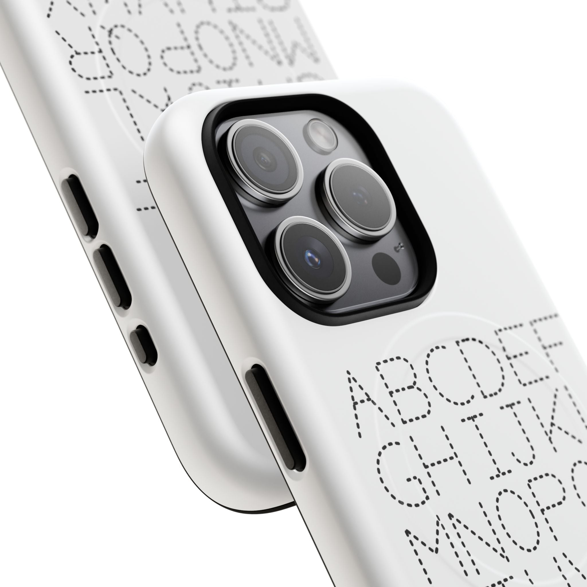 Dotted Alphabet Phone Case | Tough Magnetic Case