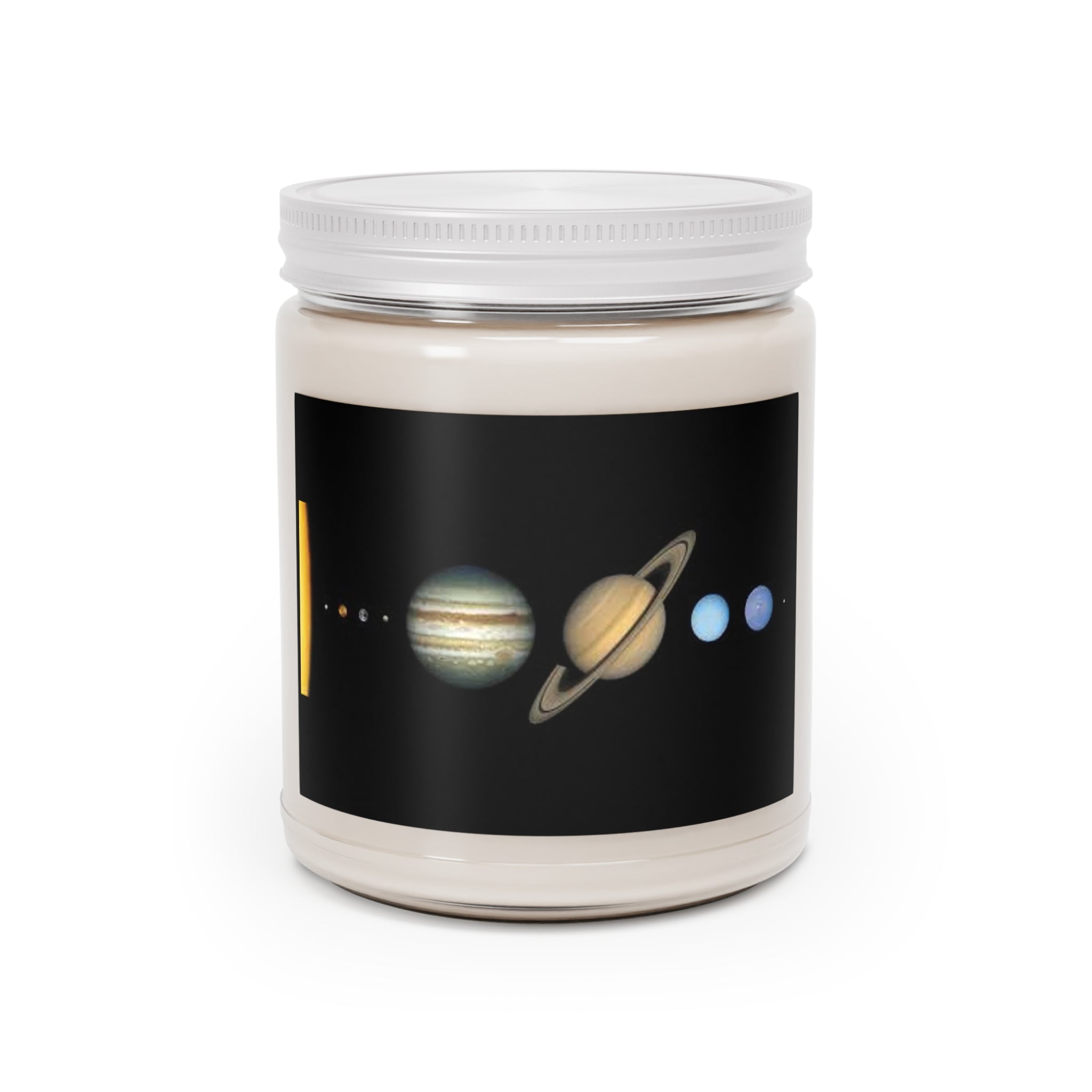Solar System Planets Candle Jar | Soy Candle 9oz