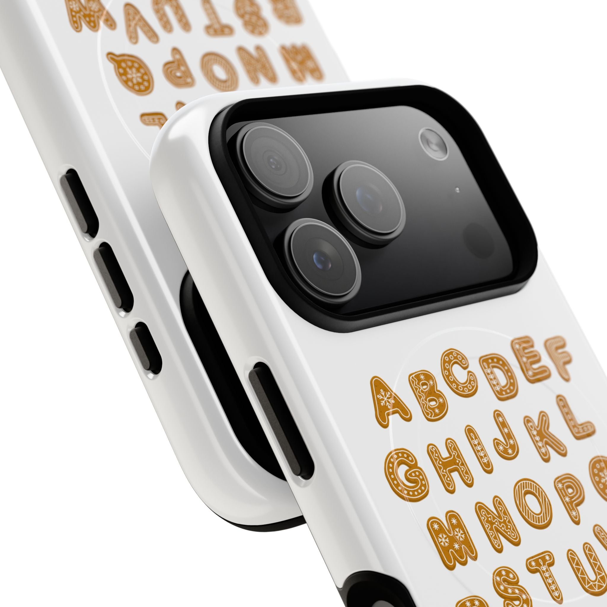 Cookie Alphabet Phone Case | Tough Magnetic Case, Cute Lettering