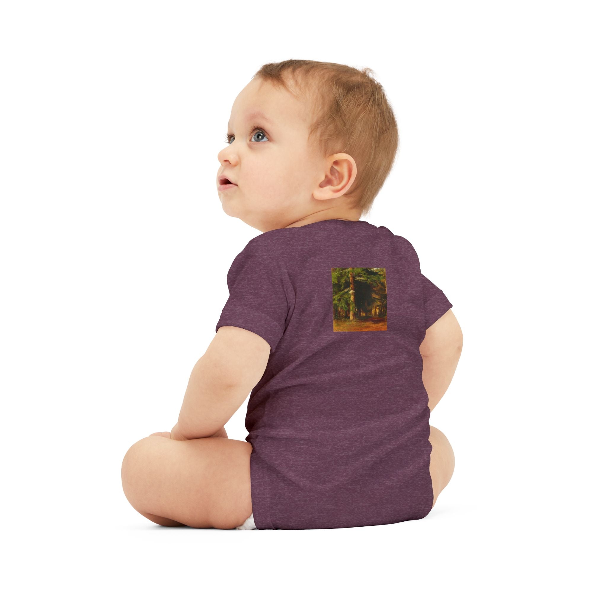Woodland Forest Illustration Infant Onesie | Baby Bodysuit