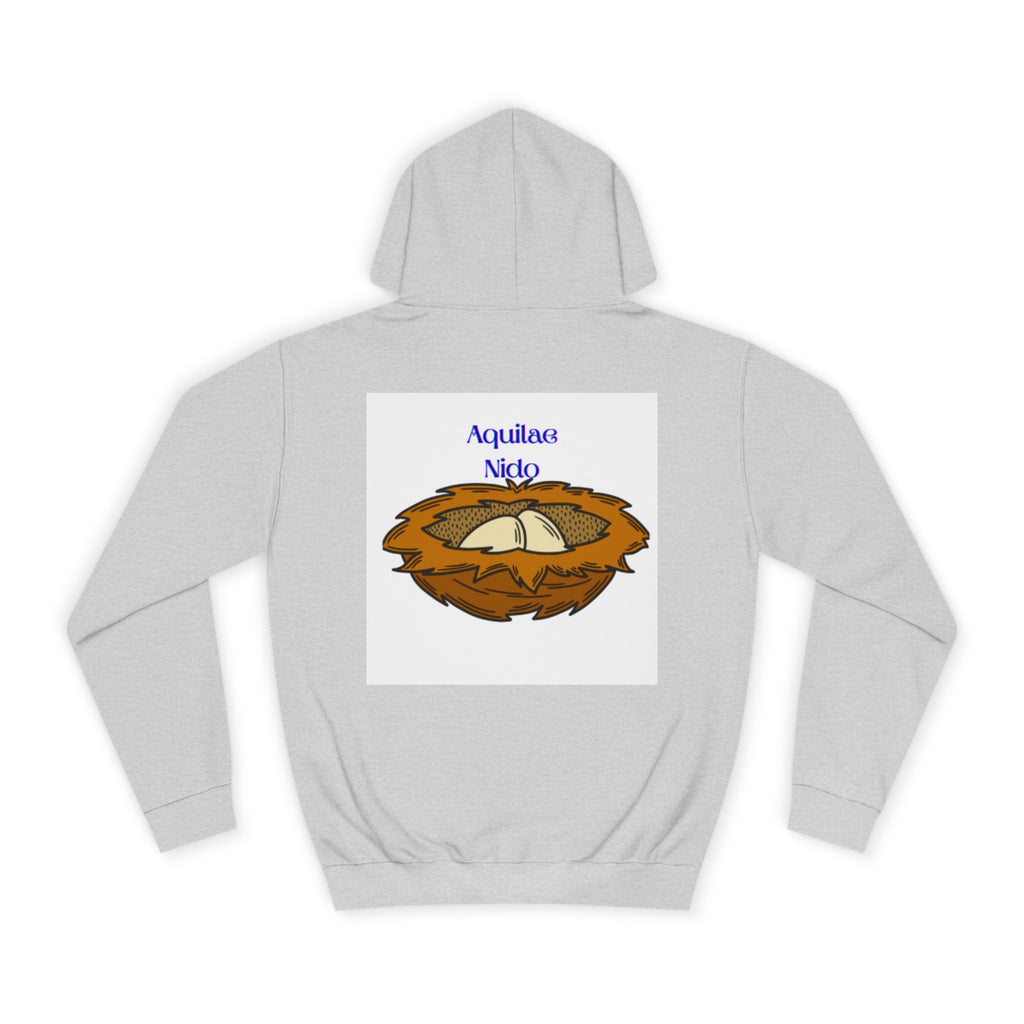 Aquilae Nido Nest Illustration Hoodie | College Crest Style