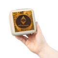 Ethereum Coin Jewelry Travel Case | Crypto Logo Compact Organizer