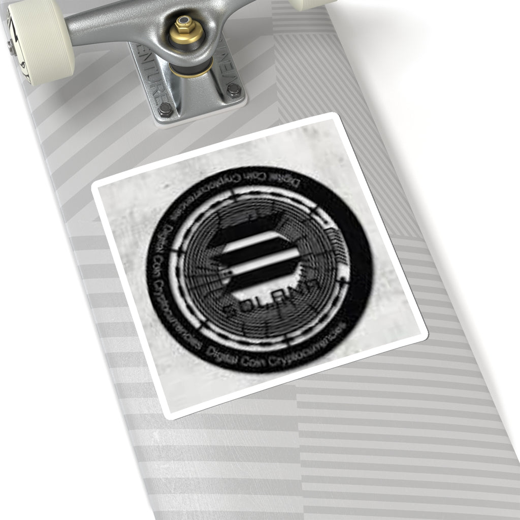 Solana Coin Logo Sticker | Kiss-Cut Cryptocurrency Decal