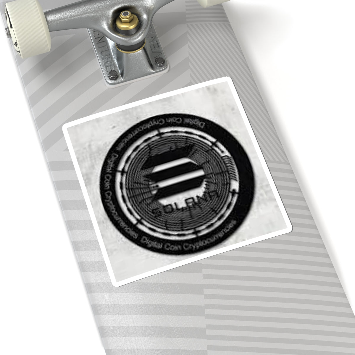 Solana Coin Logo Sticker | Kiss-Cut Cryptocurrency Decal