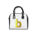 Yellow Letter B Monogram Shoulder Handbag | Initial Bag