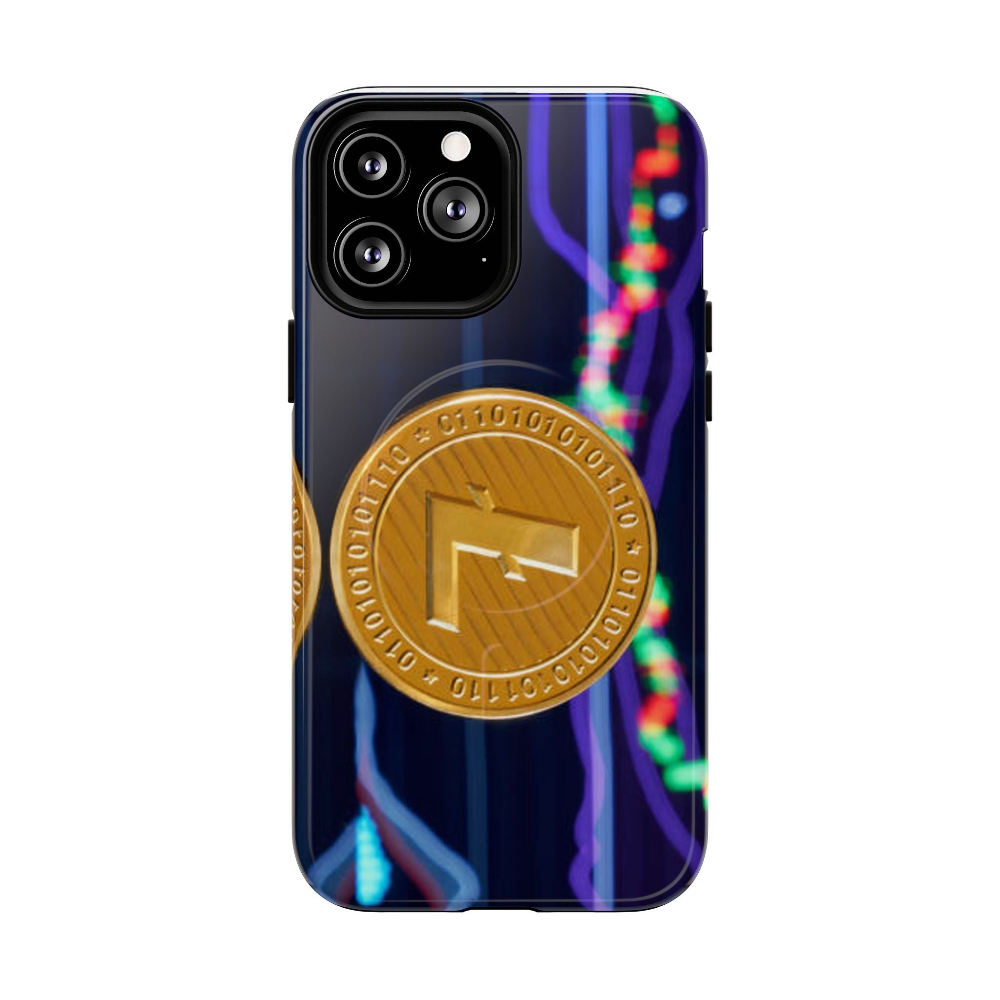 Coque de téléphone Litecoin Crypto Coin | Coque magnétique résistante, design Blockchain