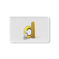 Lowercase Letter D Alphabet Crib Sheet | Baby Fitted Crib Sheet