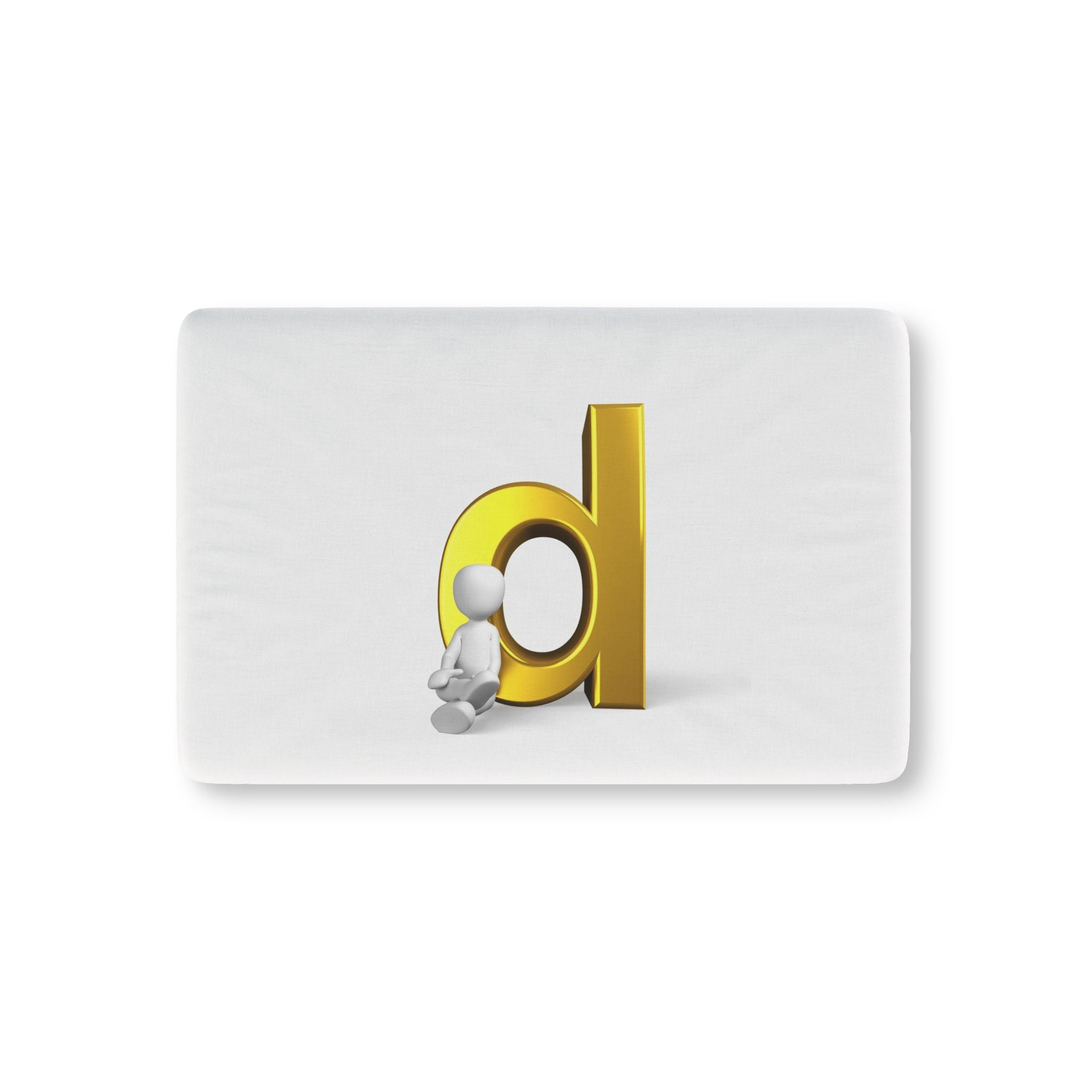 Lowercase Letter D Alphabet Crib Sheet | Baby Fitted Crib Sheet