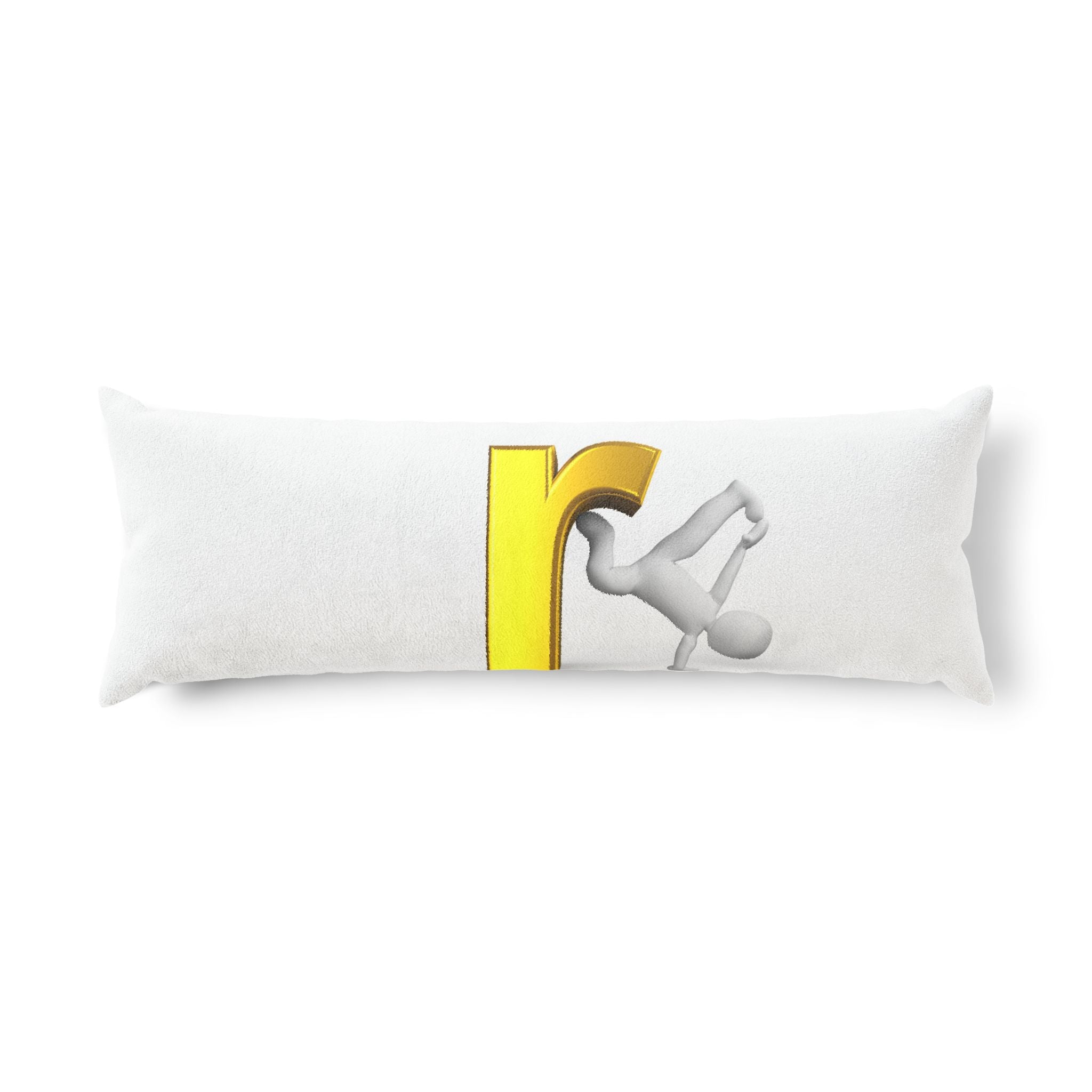 Body Pillow | 3D Gold Letter R