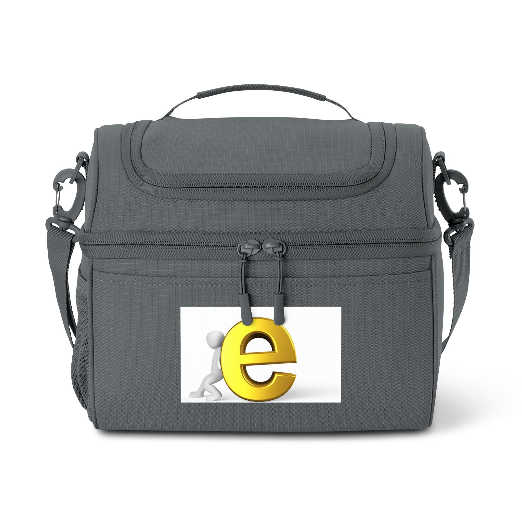 Sac isotherme 3D Yellow e Logo | Sac à déjeuner isotherme, bandoulière