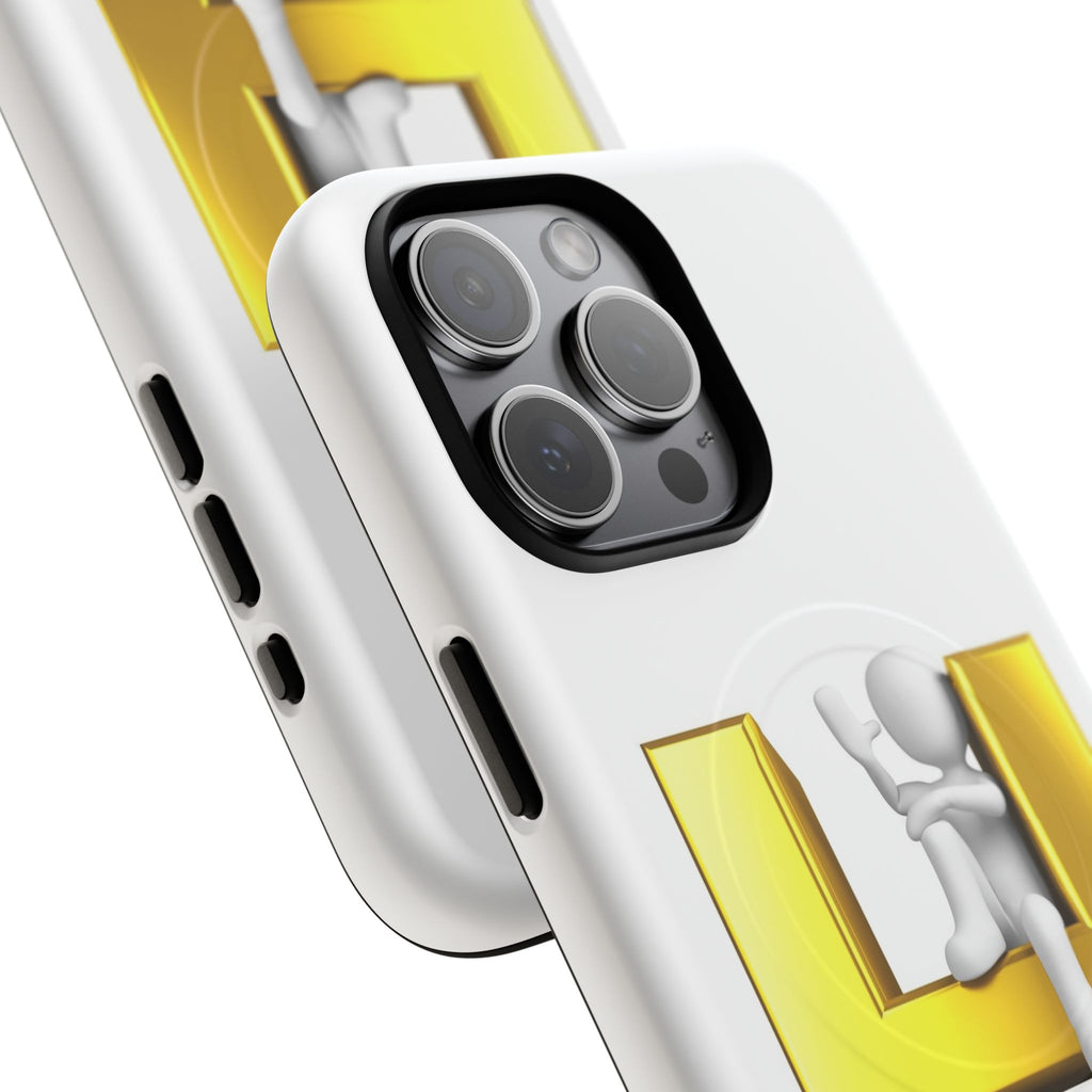 Gold Letter H Climber Phone Case | Tough Magnetic Case