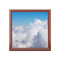 Blue Sky Clouds Jewelry Box | Cloudscape Photo Keepsake Box