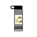Gold Letter C Monogram Water Bottle | 20oz Initial Bottle