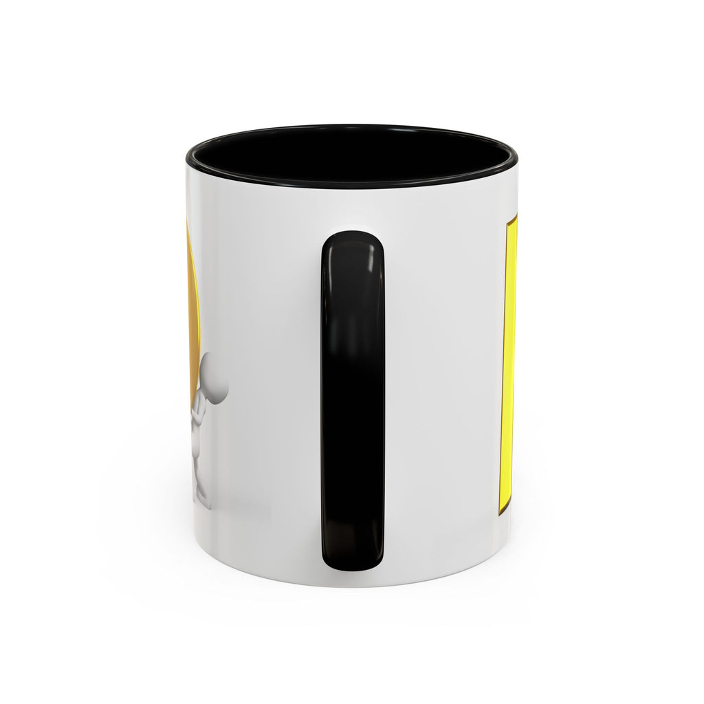 Tasse à café 3D lettre P | Tasse à anse colorée 325 ml ou 443 ml